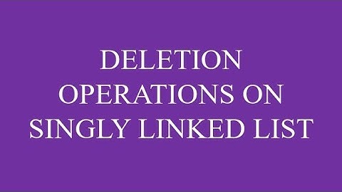 Deleting the head node of list in tamil | Deletion operations on singly linked list in tamil