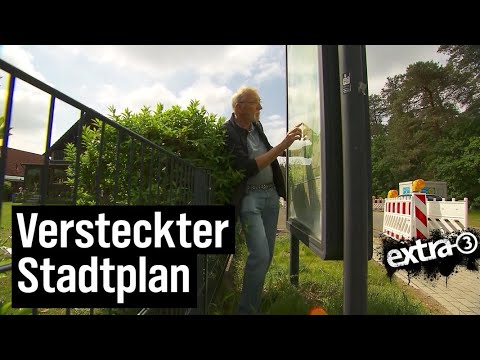 Realer Irrsinn: Verkehrt aufgehängter Stadtplan in Burgwedel | extra 3 | NDR
