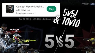 Combat Master New Update! 5v5 and 10v10 (all new modes & maps)