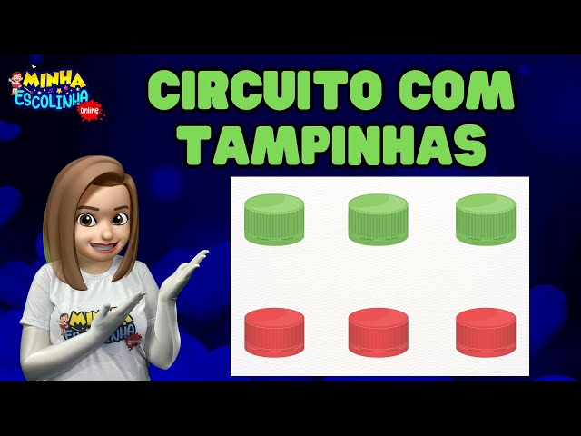 Circuito com Tampinhas G5 - Educação Infantil - Videos Educativos - Atividades para Crianças