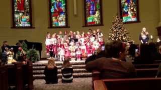 Preschool Praisers Christmas Performance - 12/01/13 at The Heights Baptist Church
