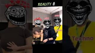 Techno gamerz meet Total gaming &amp; Payal gaming 🤯 #technogamerz​ #ajjubhai​ #payalgaming​ #shortfeed