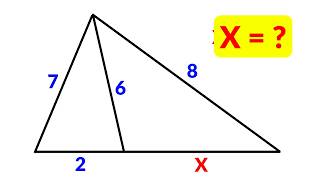 Can you find the length X