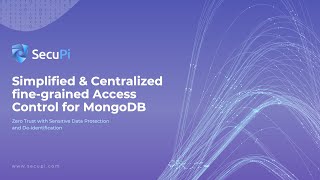 SecuPi Transparent Gateway for MongoDB