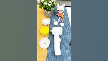 Máy cọ rửa điện đa năng cầm tay sạc usb #shots #review #thietbigiadung #xuhuongyoutube