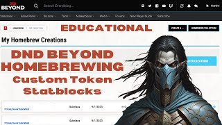 Details AboveVTT Educational Homebrew - Custom Token Statblocks Guide