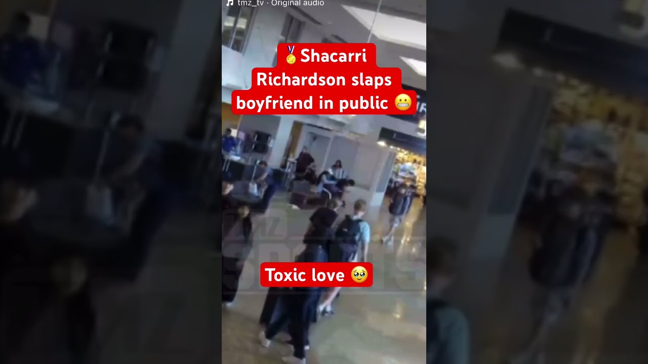 Olympic Gold Medalist Sha Carri Richardson Roughs Up Boyfriend In The Airport Arrested On Charges 