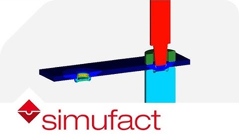 Interaction of clinch spots | Simufact