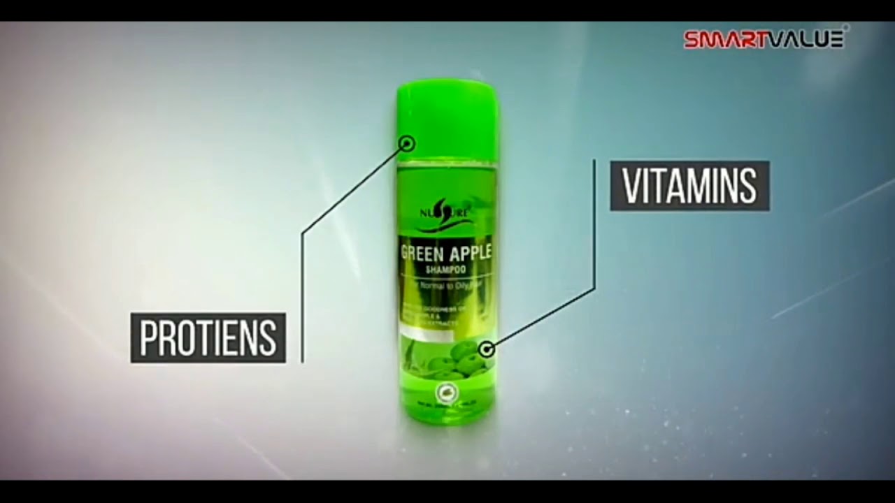 Smart Value products Nurture Green apple shampoo, Anti dandruff shampoo ...