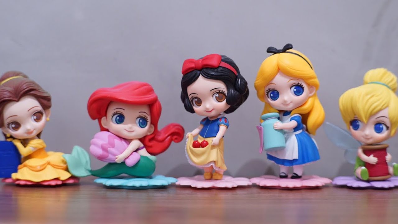 Unboxing Sweetiny - Disney Snow White, Belle, Ariel, Alice in