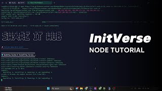 InitVerse Node tutorial | #node #tutorial #initverse #nodeinitverse | How to earn money #airdrop