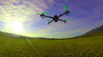 DIY Quadcopter and Flight Controller | First Flight