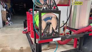 Closed Loop Power Washing Trailer