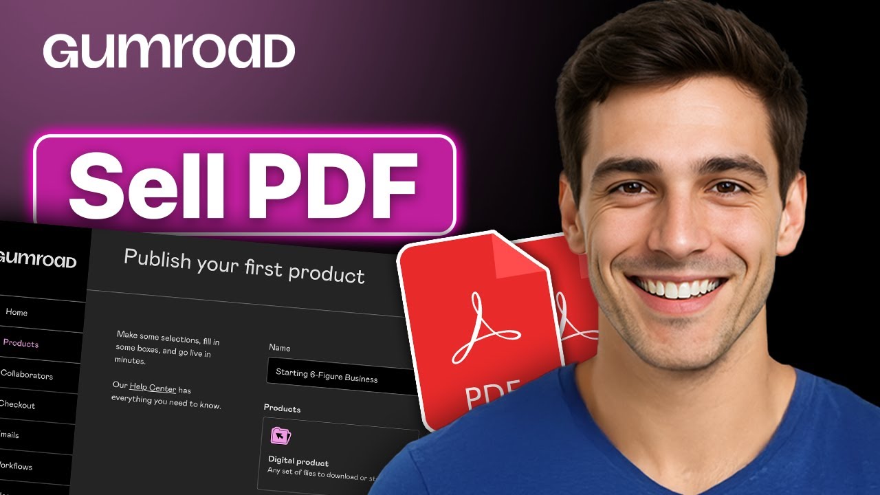 How To Sell PDF On Gumroad - Step By Step (2025 Guide) - YouTube