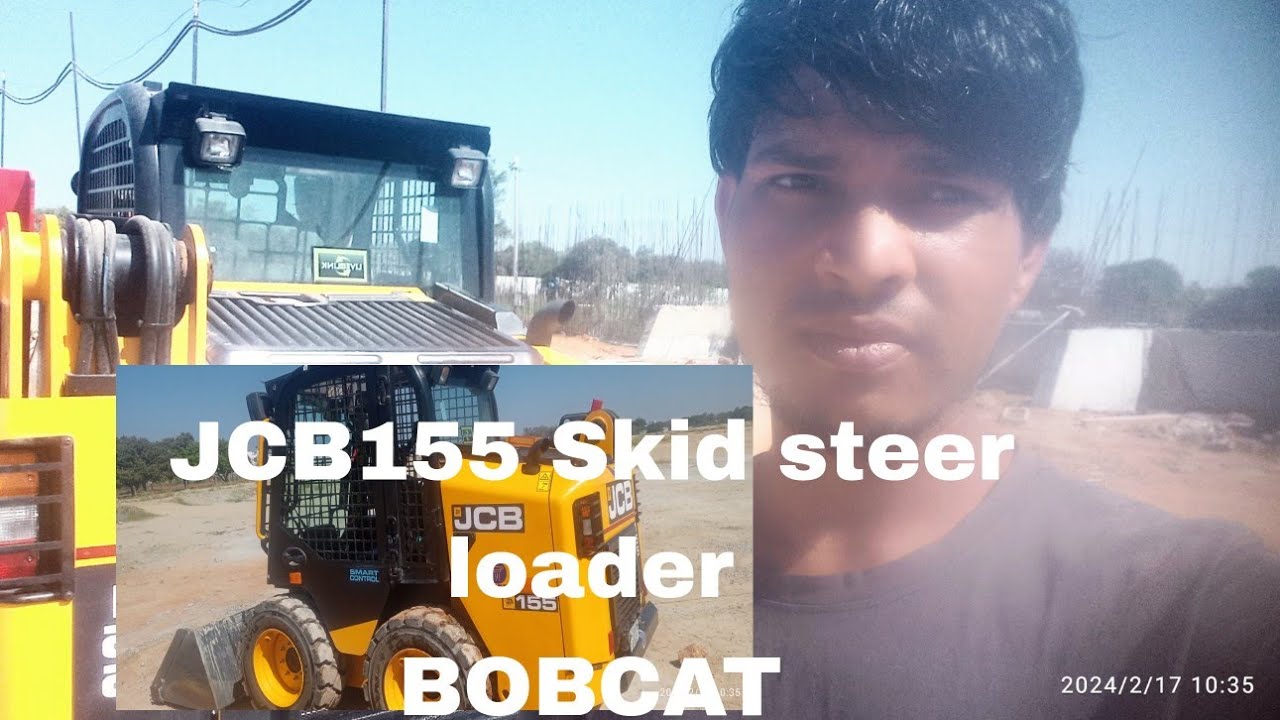 JCB 155 SKID STEER LOADER BOBCAT chalana kaise shikhe