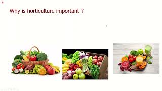 Introduction to Horticulture crop production & Floriculture