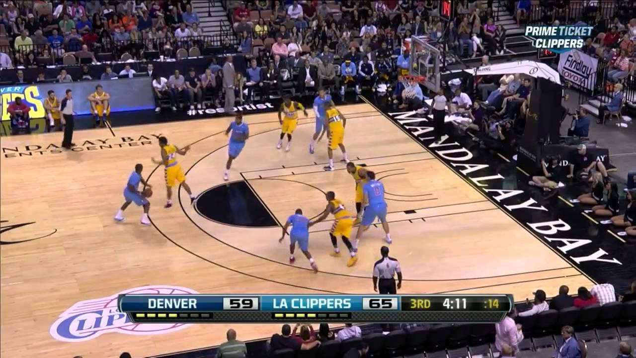Chris Paul 40 points 11 assists (clutch shot) vs Denver Nuggets full highlights preseason 10/19/2013