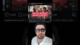 CRAZIEST MARVEL POST EVER! (OFFICIAL SONY ACCOUNT)