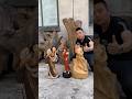 The Most Emotional Wood Carving You’ll Ever See🪵🥰#woodart #handmade #skill