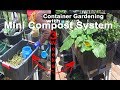 Set Up-GROWING Container Gardening with Compost in Place-Mini Worm Farm-Plant Food Tea-Hummingbirds