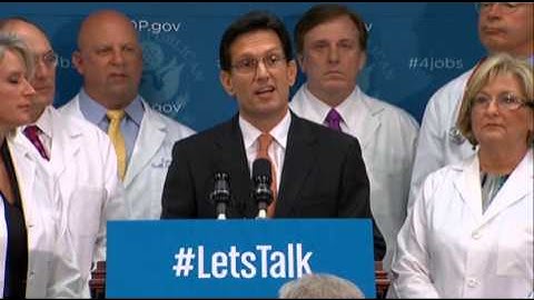 Cantor: Democrats Must Negotiate to End Shutdown