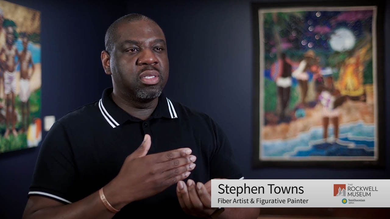 Stephen Towns' Private Paradise: A Figurative Exploration of Black