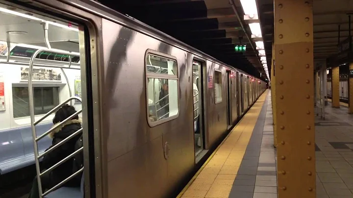 MTA New York City Subway Nereid Avenue Bound R142 (5) Express Train @ Crown Heights-Utica Avenue