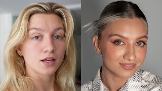 my first time getting GLAM!! (+ styled by Louis Vuitton??)