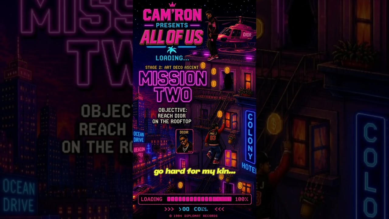 NEW SINGLE | ‘ALL OF US’ | CAM’RON FT. FREE J & DIOR!