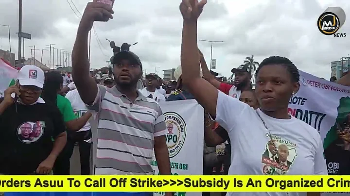 Massive Crowd at Lagos Obidient 5Million Match