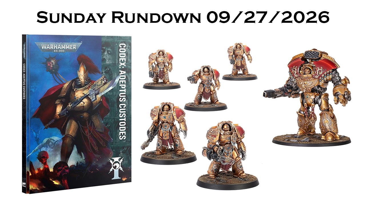 As always, thanks for watching! If you like our content don't forget to like and subscribe! 

Help us keep the lights on: 
patreon.com/miniaturesrundown

Check out our Socials! 
Instagram: https://www.instagram.com/miniatures_rundown/
Facebook: https://www.facebook.com/profile.php?id=100086918150258
Discord: https://discord.gg/xfgtgfaBRC

Gear List with affiliate links. 

Blackmagic Design ATEM Television Studio HD8 ISO  https://amzn.to/4swsW4d
Blackmagic Design Studio Camera 4K Pro   https://amzn.to/3YwNgVi
Amaran 200X S 200Xs Bi-Color COB LED Video Light https://amzn.to/3NaCodo
Rode PodMic Cardioid Dynamic Broadcast Microphone https://amzn.to/3LB1qBW
Shure SM7B Vocal Dynamic Microphone  https://amzn.to/452c2Ar
Lume Cube Studio Panel 2-Point Lighting Kit https://amzn.to/49MLpC0
Lume Cube Flex Light Pro https://amzn.to/4sMZya6
Nanlite PavoTube II 30X 4 Foot Battery Powered RGBWW LED  https://amzn.to/4puTz6G
Panasonic LUMIX GH5M2, 20.3MP Mirrorless Micro Four Thirds Camera https://amzn.to/4jt8Y68

Blackmagic Design ATEM Mini Extreme ISO  https://amzn.to/4bmP9eL

Elgato Key Light - Professional 2800 lumens Studio Light  https://amzn.to/4qdufmW
Aputure Amaran F22C RGBWW Flexible Led Video Light 2500K~7500K,200W  https://amzn.to/45MohkL