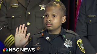 Cancer fighting teen with a law enforcement dream breaks record