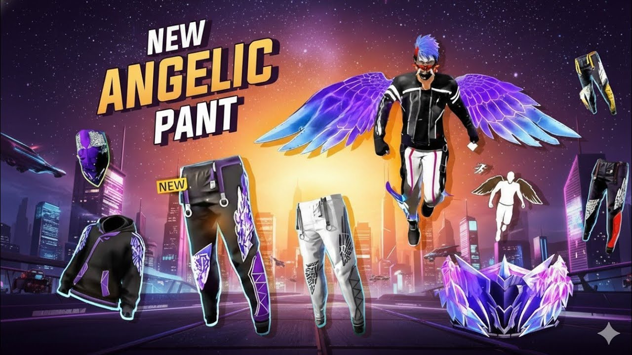 Upcoming Angelic Royale Event |Angelic Pant return | Free Fire  New Event| Free Fire Tonight Update 