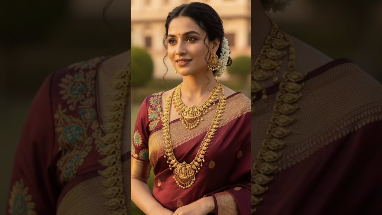 💎Lakshmi Haram Set💎♥️Temple Jewellery♥️