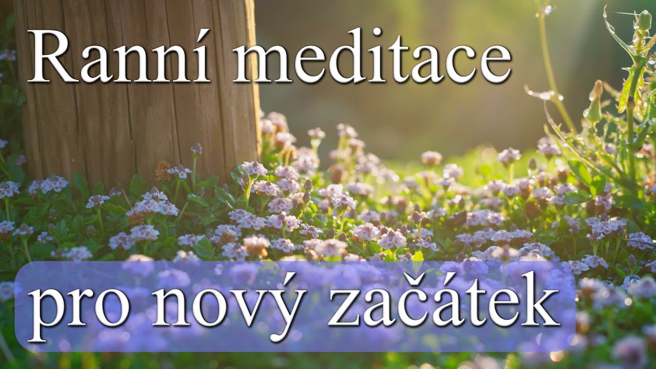 Ranní meditace pro nový začátek