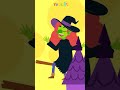 Hickory Dickory Dock Halloween Song With The Witch 