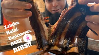 NOAH'S SMOKEHOUSE!! HALAL RIBS AND BRISKET! Let's Halalify Dearborn! Zabiha Food Reviews