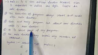 Main Function In C language | Full Explanation | C Programming