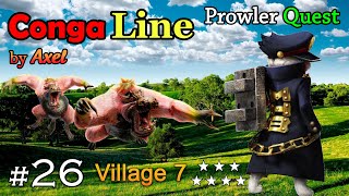 MHGU Prowler Quest Chapter 26 Village 7 ★ CONGA LINE Hunt Mission Gameplay