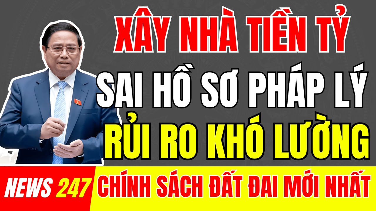 Nhà Càng Hoành Tráng Càng DỄ VƯỚNG LUẬT – Nhiều Người Đã Trả Giá ĐẮT | #tintuc  #datdai