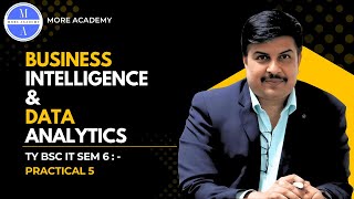 BIDA Practical 5 | Perform the Linear regression on the given data warehouse data.