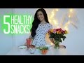 5 Sunne snacksretter  //  5 Healthy snacks  //  www.stina.blogg.no