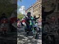 #stgeorgesday scooter parade in #manchester