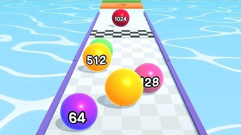 Ball run 2048 - All Levels Gameplay  Walkthrough Android iOS Level 29