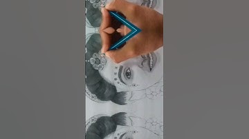 how to draw a "Radha" ❤️ one pencil drawing (2B) easy drawing tutorial #viralshorts #shortvideo