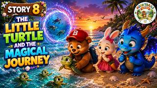 Benny Bear and Turtle Island! 🐢 Magical 3D Cartoon Story for Kids