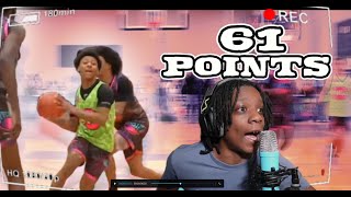Shiftiest Guard in Americia Dropped 61 POINTS At The MSHTV Camp! REACTION VIDEO