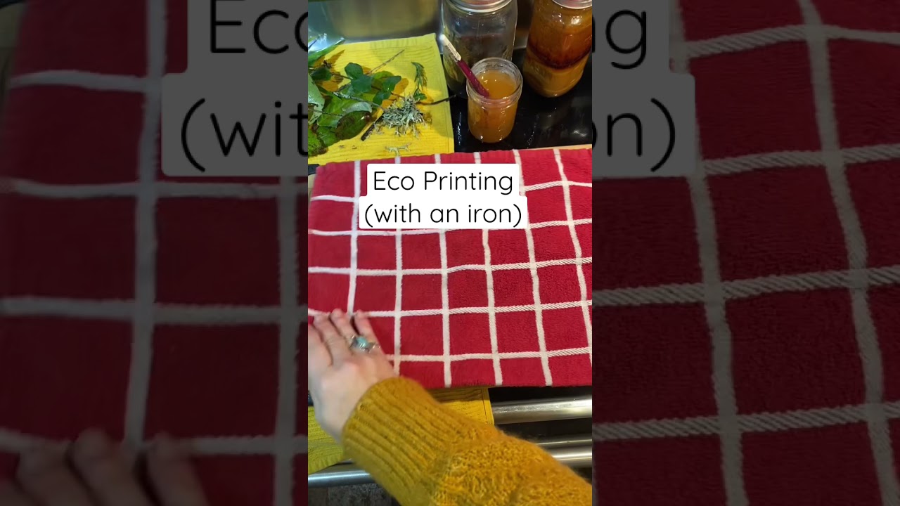 Nature Crafts: Eco Printing with an Iron 