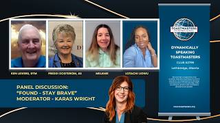 Found - Stay Brave: Panel Discussion with Moderator Karas Wright.