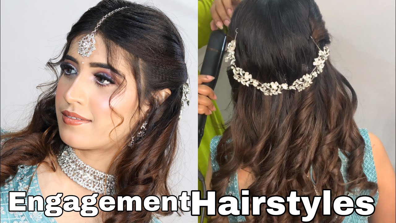 Messy Braid/Easy Bridal Hairstyle/Party Hairstyle/Engagement & Reception  Updo/MessyLayered Hairstyle - YouTube